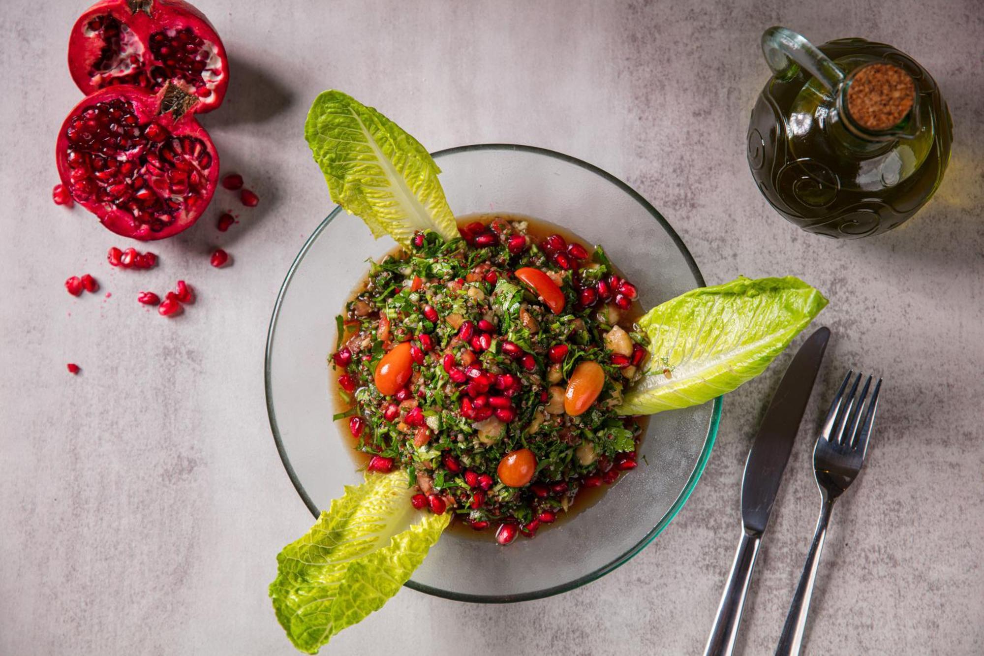 The Abdali Boulevard Hotel Amman Ngoại thất bức ảnh Pomegranate tabouleh